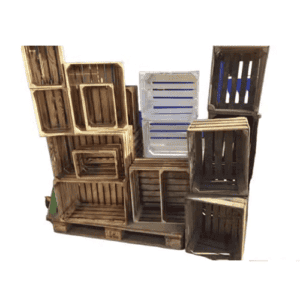 Birnenkisten aus Holz – Gebraucht – Authentisch & Dekorativ