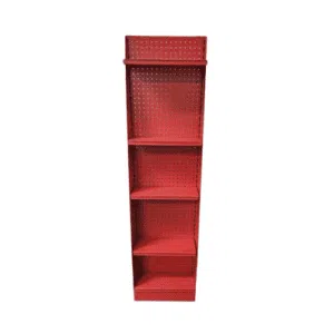 Gondole de présentation - présentoir rouge – H164 cm – Neuf