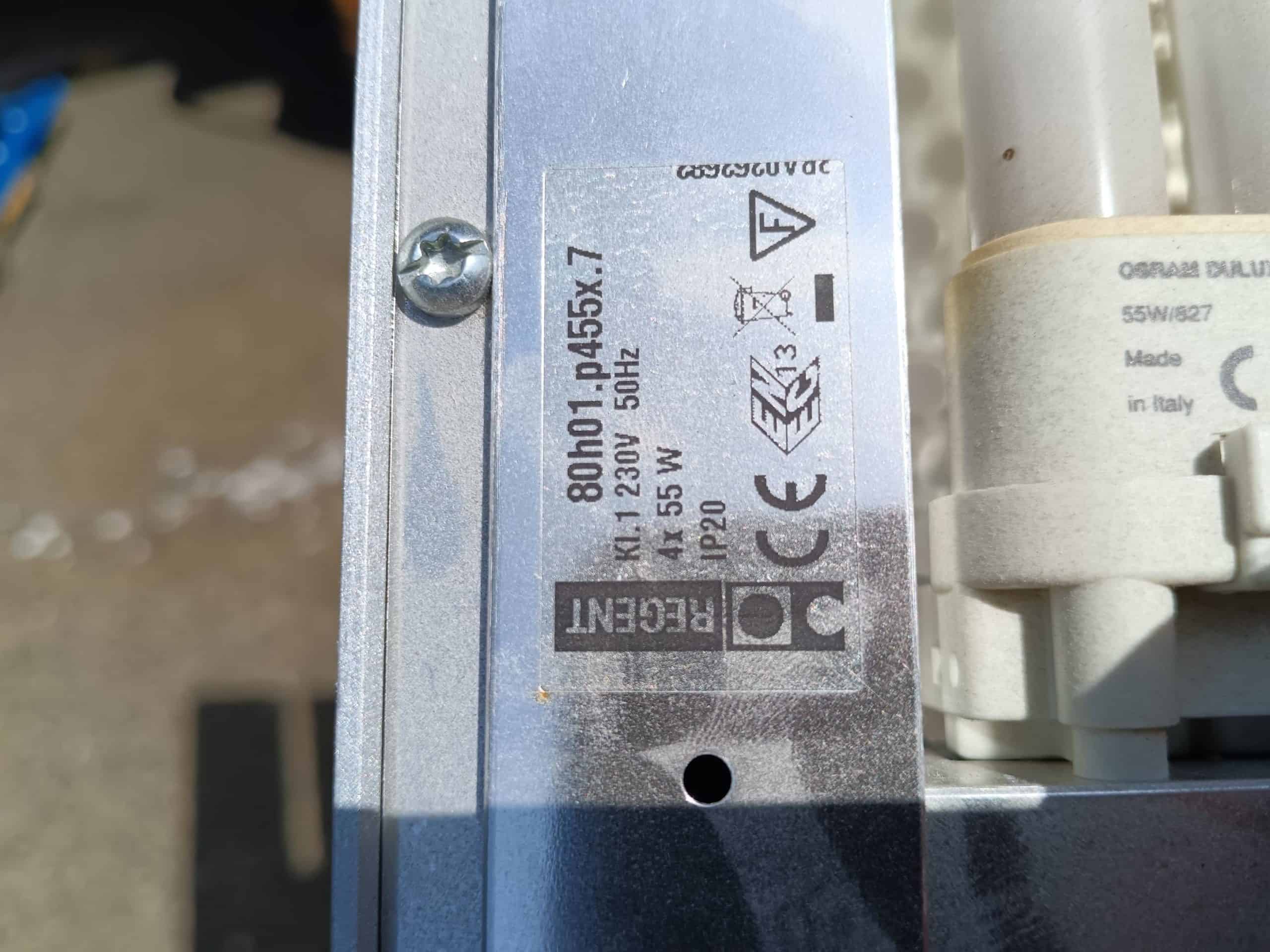 Luminaire fluorescent Regent 4 scaled