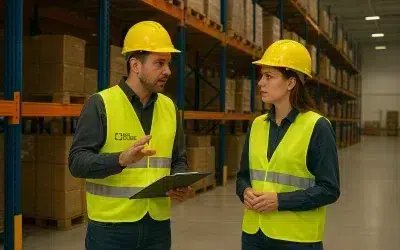 Pallet rack safety: SUVA rules to be observed