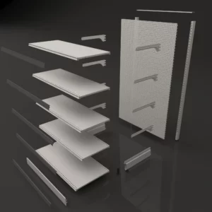 Gondole de magasin neuve Simple double tete de gondole.webp