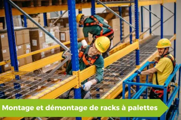 Montage et demontage de racks a palettes 2